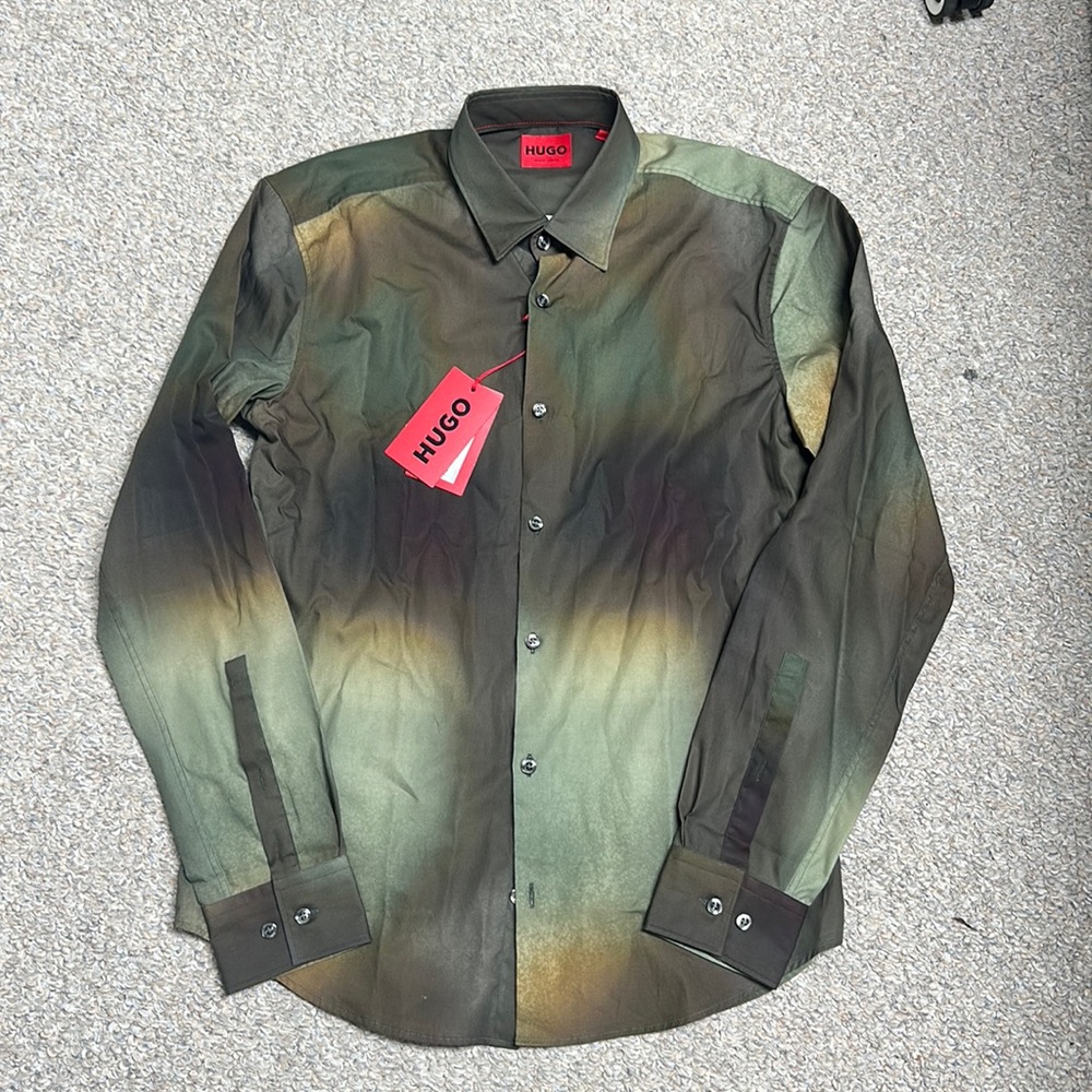 Hugo Boss Button Front Collared Shirt